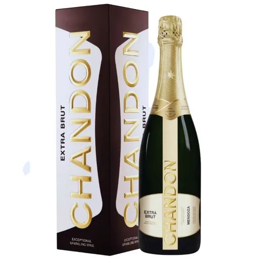Espumante chandon extra brut con estuche